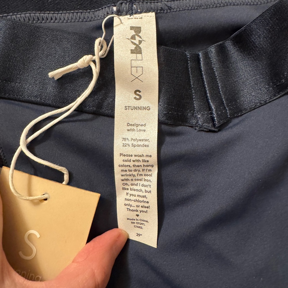 NWT Popflex Navy Contour Flared Legging - Picture 10 of 16